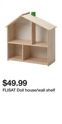 IKEA FLISAT Doll house/wall shelf offer