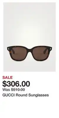 Holt Renfrew GUCCI Round Sunglasses offer