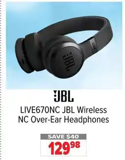 2001 Audio Video JBL Wireless NC Over-Ear Headphones offer