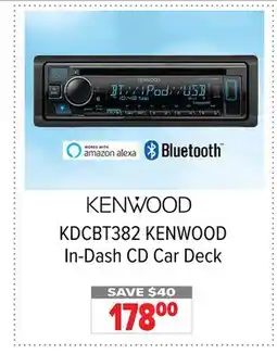 2001 Audio Video KENWOOD In-Dash CD Car Deck offer