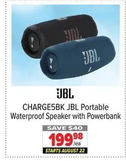 2001 Audio Video JBL Portable Waterproof Speaker offer
