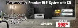 2001 Audio Video Panasonic Premium Hi-Fi System with CD offer
