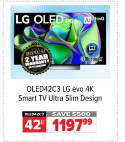 2001 Audio Video 42 OLED 4K ALPHA 9 HDR PANEL offer