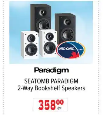 2001 Audio Video PARADIGM 2-Way Bookshelf Speakers offer