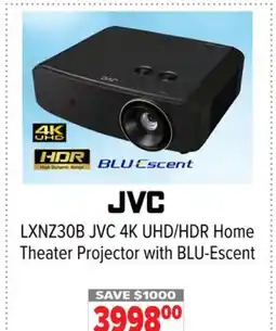 2001 Audio Video JVC 4K UHD/HDR Home Theater Projector with BLU-Escent offer