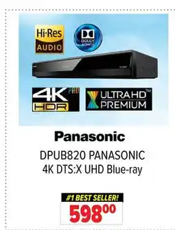 2001 Audio Video PANASONIC 4K DTS: X UHD Blue-ray offer