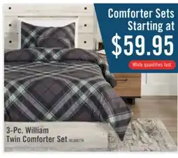 The Brick William 3-Piece Twin Comforter Set offer