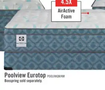 The Brick Sealy Posturepedic Luxury Crown Jewel Resort Poolview Eurotop Queen Mattress offer