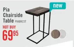The Brick Pia 18 C-Table with Expandable Top - Brown offer