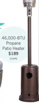 The Brick Bond Brushed Bronze Propane Patio Heater - 52156 offer