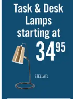 The Brick Stella 16.14 Black and Gold Desk/Task Lamp offer
