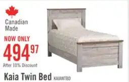 The Brick Kaia Panel Bed for Kids, Whitewash - Twin Size offer