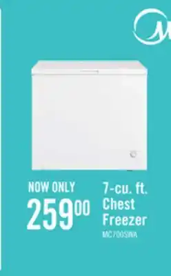 The Brick Midea 7 Cu. Ft. Chest Freezer MC700SWAR0RC1 offer