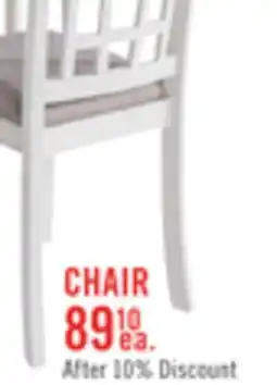 The Brick Dena Dining Chair with Linen-Look Fabric - Dove Grey offer