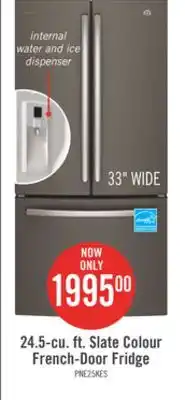 The Brick Profile 33 24.5 Cu. Ft. French-Door Refrigerator - Slate - PNE25NMLKES offer