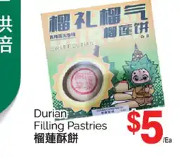 T&T Supermarket DURIAN FILLING PASTRIES offer