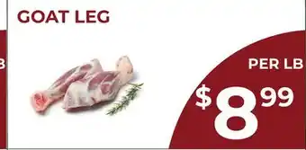 Food World Supermarket GOAT LEG offer