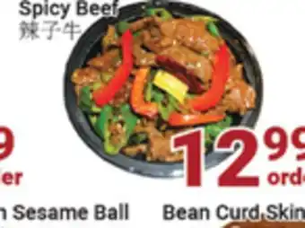 Oceans Fresh Food Market Spicy Beef offer
