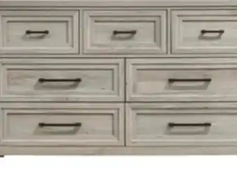 The Brick Lara Bedroom 7-Drawer Dresser, 60.6W x 38H - Antique Grey offer