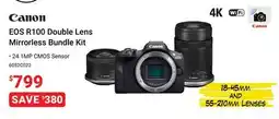 Visions Electronics Canon EOS R100 Double Lens Mirrorless Bundle Kit offer