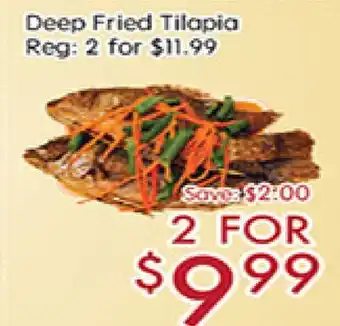 Sunny Food Mart Deep Fried Tilapia offer