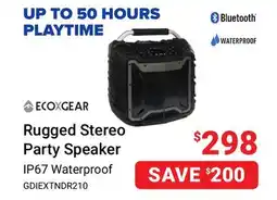Visions Electronics Rugged Stereo Party Speaker offer