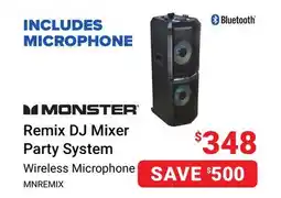 Visions Electronics Monster Remix DJ Mixer Party System offer