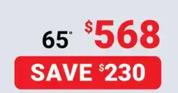 Visions Electronics Hisense 65 A68N Smart TV offer