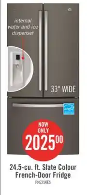 The Brick Profile 33 24.5 Cu. Ft. French-Door Refrigerator - Slate - PNE25NMLKES offer
