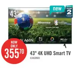 The Brick Hisense 43 4K UHD Google Smart TV offer