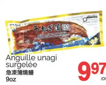 T&T Supermarket ANGUILLE UNAGI SURGELÉE, 9 OZ offer