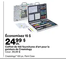 Michaels Coffret de 100 fournitures d'art pour la peinture de Creatology offer