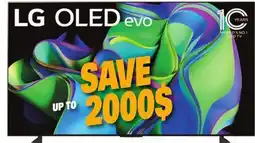 Centre Hi-Fi LG OLED EVO C3 4K SMART TELEVISION 55 offer