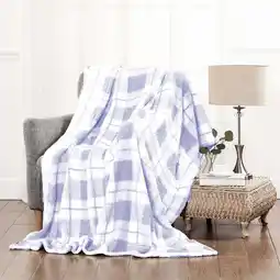 Giant Tiger Plaid Sherpa Throw, 60-in offer