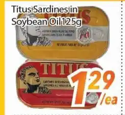 Bestco Food Mart Titus Sardines in Soybean Oil offer