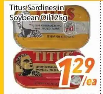 Bestco Food Mart Titus Sardines in Soybean Oil offer