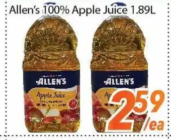 Bestco Food Mart Allen's 100% Apple Juice offer