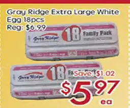 Sunny Food Mart Gray Ridge Extra Large White Egg offer