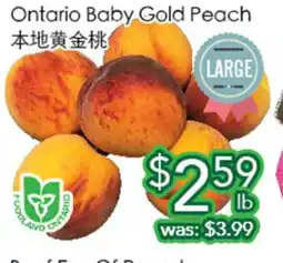 Ample Food Market Ontario Baby Gold Peach offer