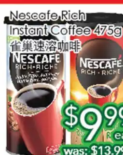 Ample Food Market Nescafe Rich Instant Coffee offer