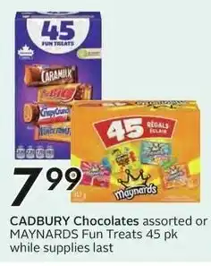 Sobeys CADBURY Chocolates offer