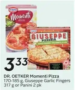 Sobeys DR. OETKER Momenti Pizza offer
