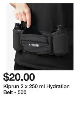 Kiprun 2 x 250 ml Hydration Belt - 500