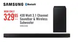 The Brick Samsung 430 W 3.1-Channel Soundbar with Wireless Subwoofer - HW-B650/ZC offer