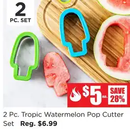 Kitchen Stuff Plus 2 Pc. Tropic Watermelon Pop Cutter Set offer