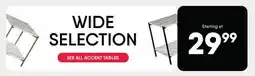 Meubles RD ACCENT TABLES offer