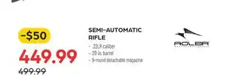 Pronature SEMI-AUTOMATIC RIFLE offer