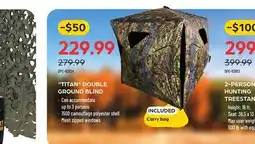 Pronature TITAN DOUBLE GROUND BLIND offer