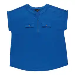 Giant Tiger lily morgan Women's Plus V-Neck Zip Blouse offer