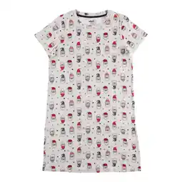 Giant Tiger Comfy Cozy Women's Short Sleeve Printed Sleepshirt offer